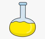 Transparent Beakers Clipart - Yellow Beaker Clip Art , Free 