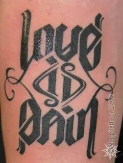 18 Insane Ambigram Tattoos That Are Reversible