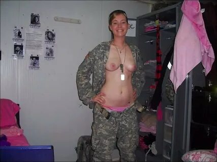 Military women flashing boobs