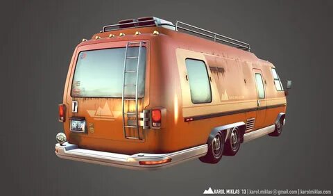 ArtStation - Vancamper / GMC Motorhome Custom, Karol Miklas 