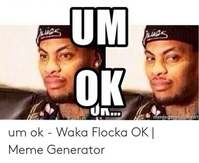 ✅ 25+ Best Memes About Ok Waka Flocka Ok Waka Flocka Memes