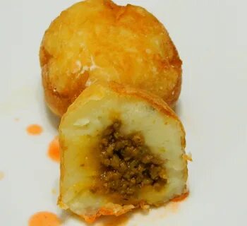 Rellenos de Papa or Stuffed Potato Balls