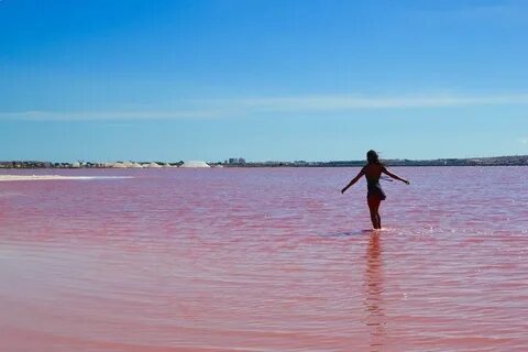 Floating in a Pink Salt Lake: Salinas de Torrevieja in Spain