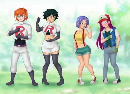 Team rocket ash and misty Tg by Rezuban on DeviantArt