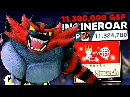 This is what an 11,300,000 GSP Incineroar looks like in Elit