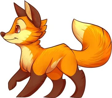 Little Fox By Aki-ta - Cartoon Fox Transparent - (965x827) P