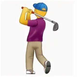 Мужчина играет в гольф эмодзи 🏌 ♂