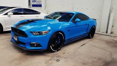 Cruzin' Custom Blue Mustang - I feel like a celebrity - YouT