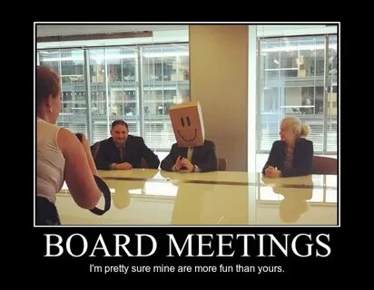 Board Meetings - Meme Guy