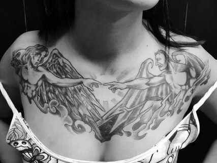 angel and demon TATTOO totosevero Flickr