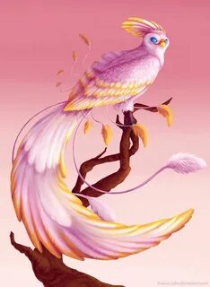 ° Golden White Phoenix by francis-john. Mythical creatures f