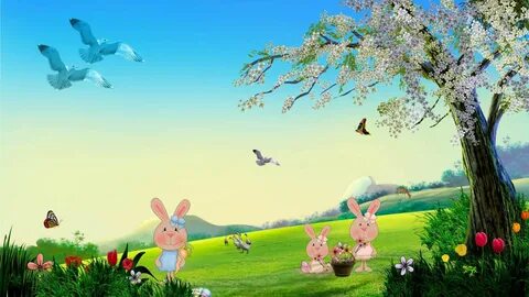 Spring Bunny Wallpaper (61+ images)