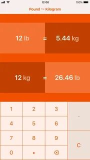 Pounds to Kilograms lb to kg με Thomas Pelster - (iOS Εφαρμο