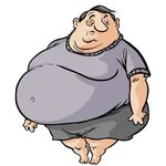 Download Cute Cartoon Fat Man Free Transparent Image HQ Clip