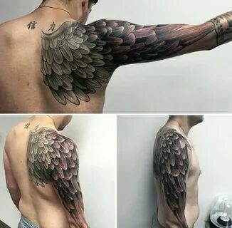 Pin by Alex Nordvargr on tattoos Wing tattoo men, Wing tatto