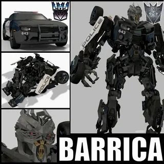 barricade decepticon transformer 3d animated model Model 3D 