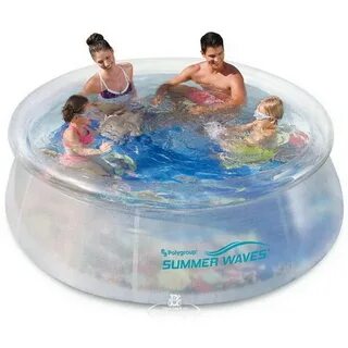 Надувной бассейн Quick Set 244*76 см, с 3D очками, Summer Wa