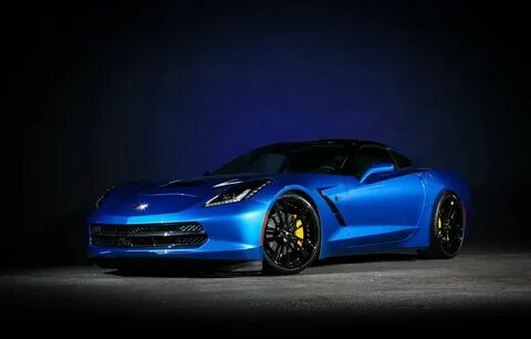 Обои Corvette, Chevrolet, blue картинки на рабочий стол, раз