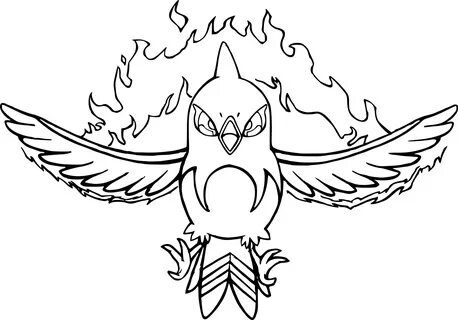 Coloriage Braisillon Pokemon à imprimer