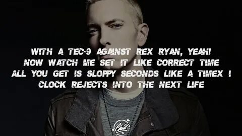 Eminem - Chloraseptic Lyrics/Lyric Video (Instrumental) - Yo