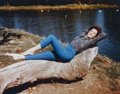 Linda Cristal Lying in Classic Photo Print (30 x 24) - Walma