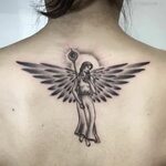 Женские татуировки ангел (59 фото)