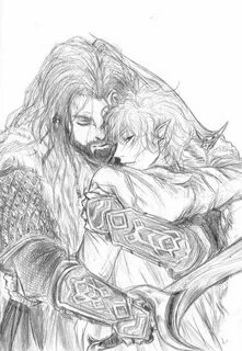 Thorin & Bilbo Bagginshield, The hobbit movies, Hobbit art