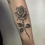 Top 67 Best Rose with Stem Tattoo Ideas - 2020 Inspiration G