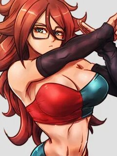 Safebooru - 1girl adapted costume android 21 armpits arms up