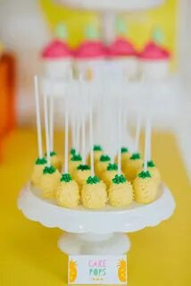 Tutti Frutti Pineapple Themed Birthday Party Ideas + Plannin