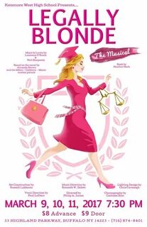 Kenmore West High School to Present "Legally Blonde The Musi