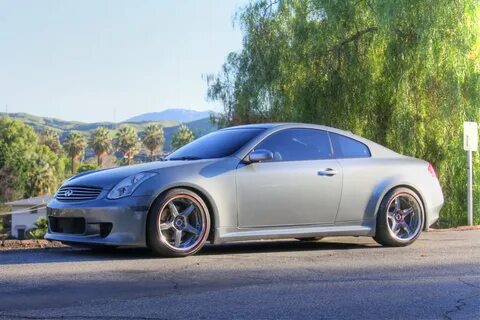 Infiniti G35 Wheels Volk Racing GTS 19x9.5, ET +17, tire siz