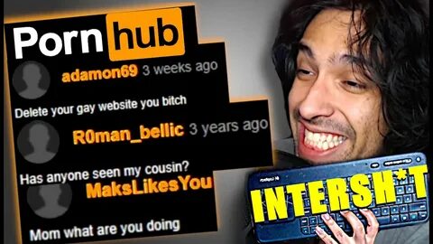 Reading PORNHUB Comments #2 - INTERSH*T - YouTube