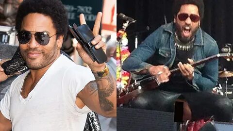 Lenny Kravitz Exposes Junk After Leather Pants Rip Open!!! (