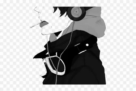 Anime Guy With Headphones posted by Christopher Walker