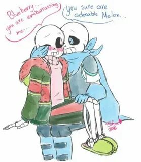 Melon Sans x Blueberry Sans. MelonBerry. Undertale Rus Amino