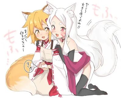 2girls animal ears apron blonde hair blush choker elbow glov