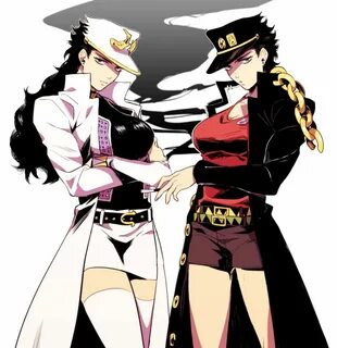 Rule 63- Jotaro Kujo pixiv yway Stardust Crusaders x Diamond