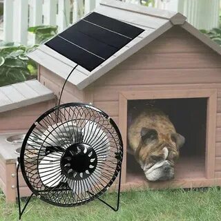 На солнечных батареях вентилятор мини-вентилятор для собак д