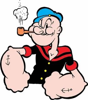 Popeye the Sailor Man "I Yam What I Yam" Cartoon character t