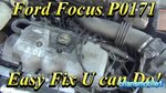 Ford Focus P0171 Easy Fix YOU can Do - YouTube