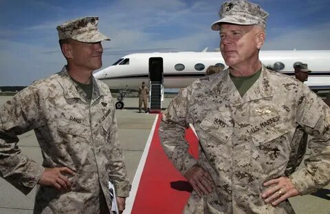 Commandant, Sgt. Maj. of Marine Corps visit Marine Corps A. 