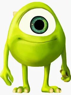 "Baby Mike Wazowski (Original Drawing)" Sticker for Sale by 