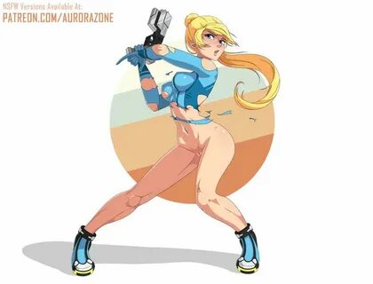 "Samus NSFW (Pin-Up ALT)" by aurorazone from Patreon Kemono