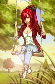 erza Scarlet - Free afternoon by esteban-93 Fairy tail anime