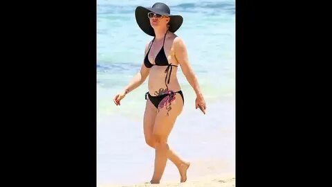 Jennie Garth Sports Massive New Rose Tattoo on Hip in Tiny B