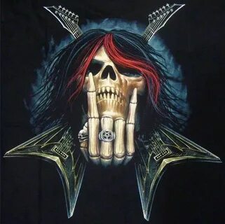 Pin by Kalani Enos on HEAVY METAL ARTILLERY Skull art, Metal