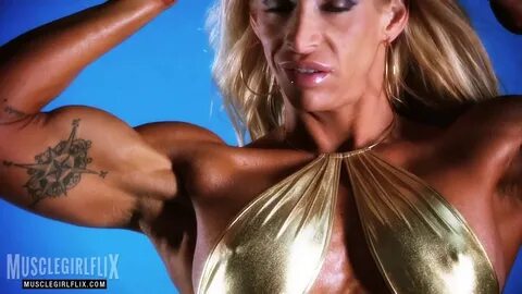 Jill Jaxen Flexing Her Thick Biceps Female Bodybuilder Video