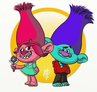 I had a little bit time so I did this crossover 😁 #trolls #d