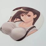 Black Tifa Lockhart Anime Mouse Pad Gaming Mouse Pad Sexy Bi